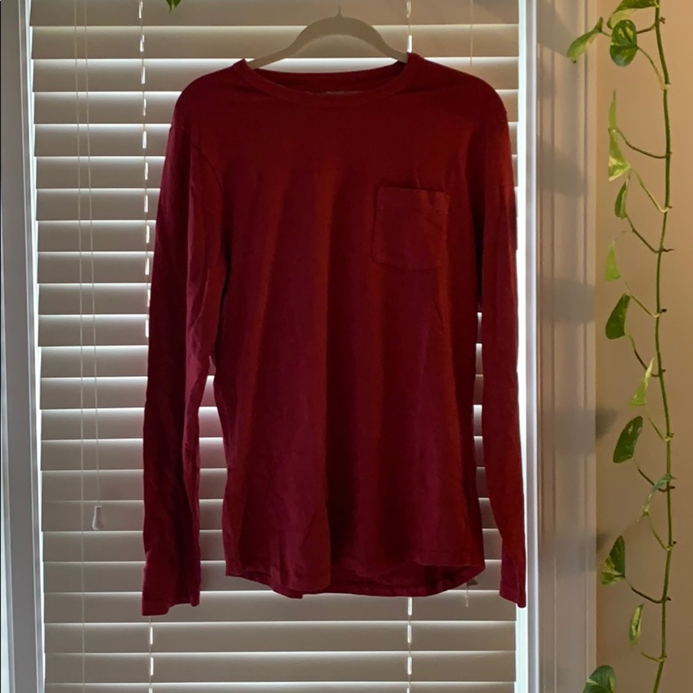 Red Long Sleeve Old Navy Shirt